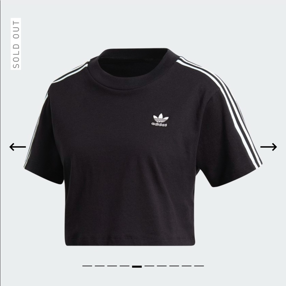Adidas cropped Tee
